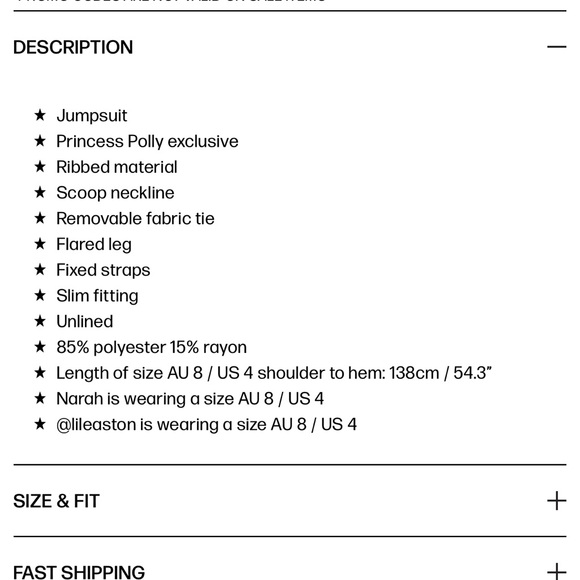 Princess Polly Callie Jumpsuit - Picture 7 of 10